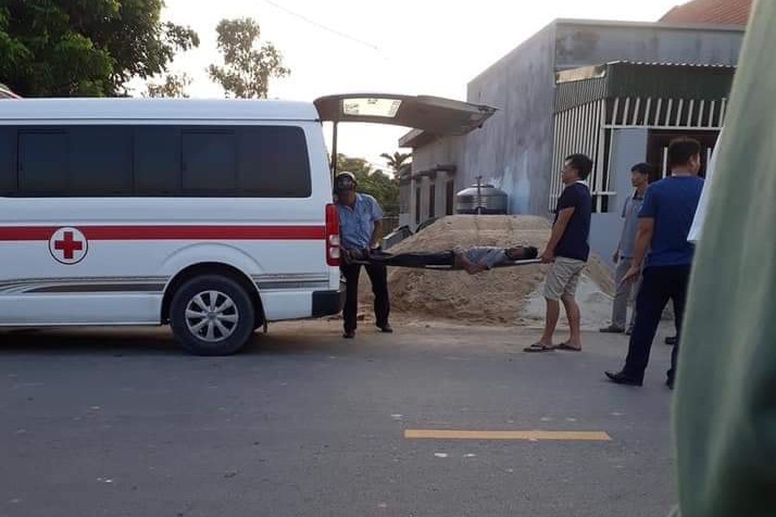 Hiện trường vụ tai nạn. - Ảnh: Vietnamnet