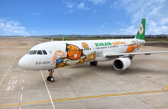 Máy bay của hãng hàng không Eva Air. - Ảnh minh họa