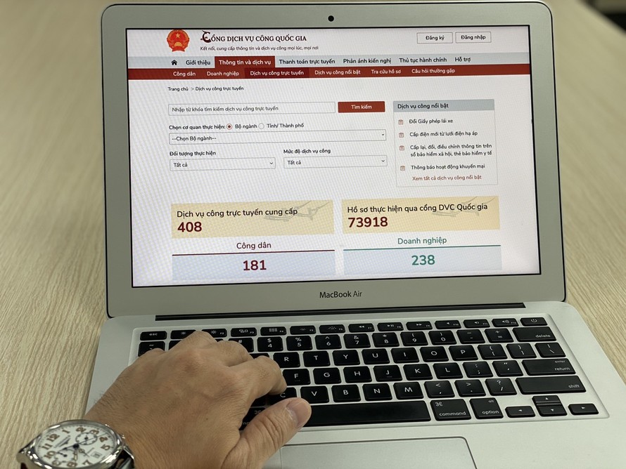 VNPT nâng gấp đôi băng thông kết nối Cổng Dịch vụ công Quốc gia do nhu cầu truy cập tăng