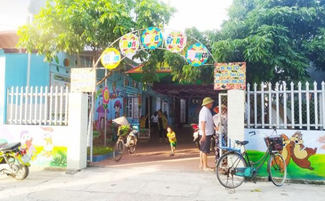 Cơ sở mầm non Hoa Trạng Nguyên (thị trấn Tiên Lãng, Hải Phòng). - Ảnh: VOV