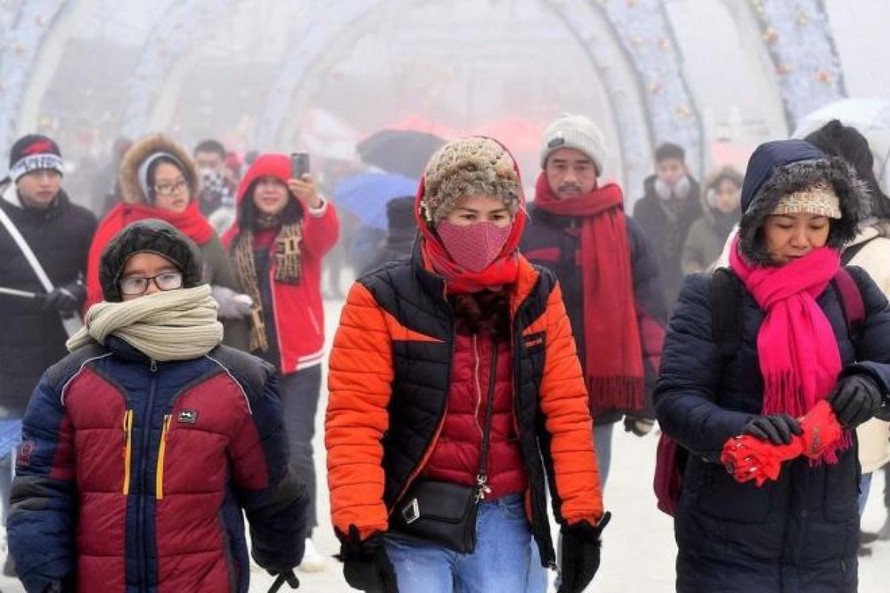 Miền Bắc tiếp tục rét đậm rét hại, học sinh nhiều nơi phải nghỉ học