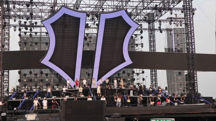 Sân khấu của 2 đêm concert day 7 & 8. Ảnh: Phương Ly