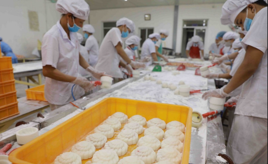 Sản xuất bánh dẻo