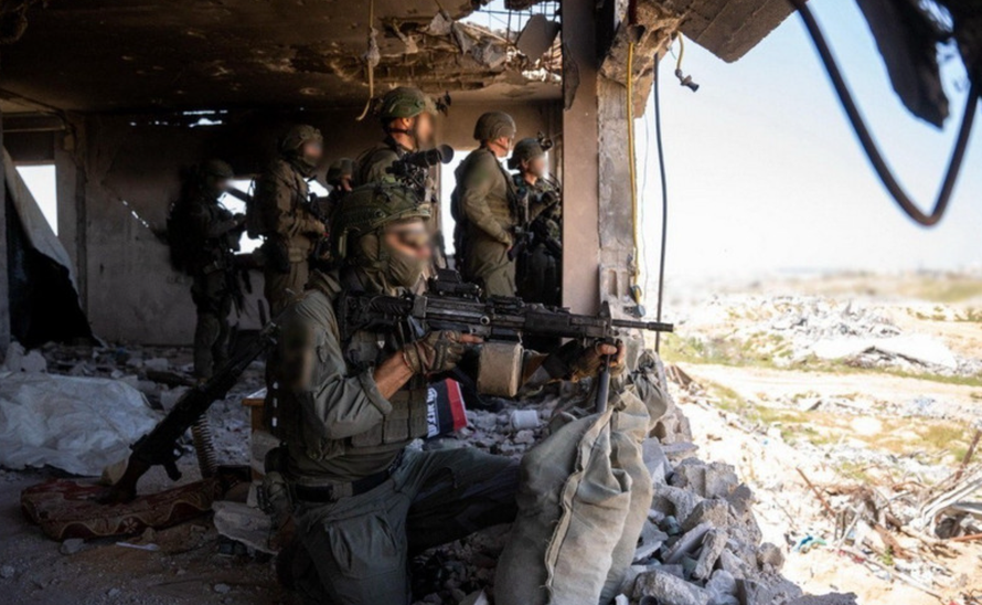 Binh sỹ Israel được triển khai tại Dải Gaza.