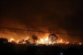 Cháy rừng tàn phá Công viên quốc gia Etosha của Namibia