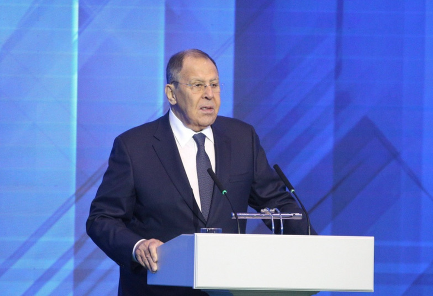 Ngoại trưởng Nga Sergey Lavrov phát biểu tại Hội nghị Quốc tế về An ninh Á-Âu ở Minsk, Belarus ngày 28/10/2025