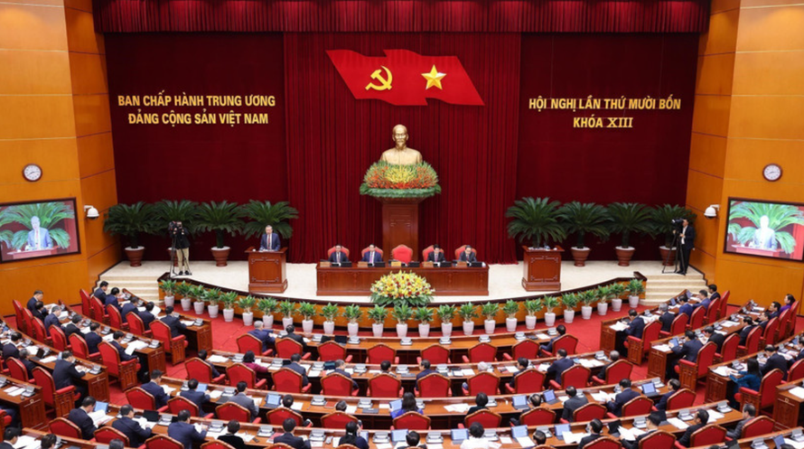 Phiên khai mạc Hội nghị lần thứ 14 Ban Chấp hành Trung ương Đảng khóa XIII.