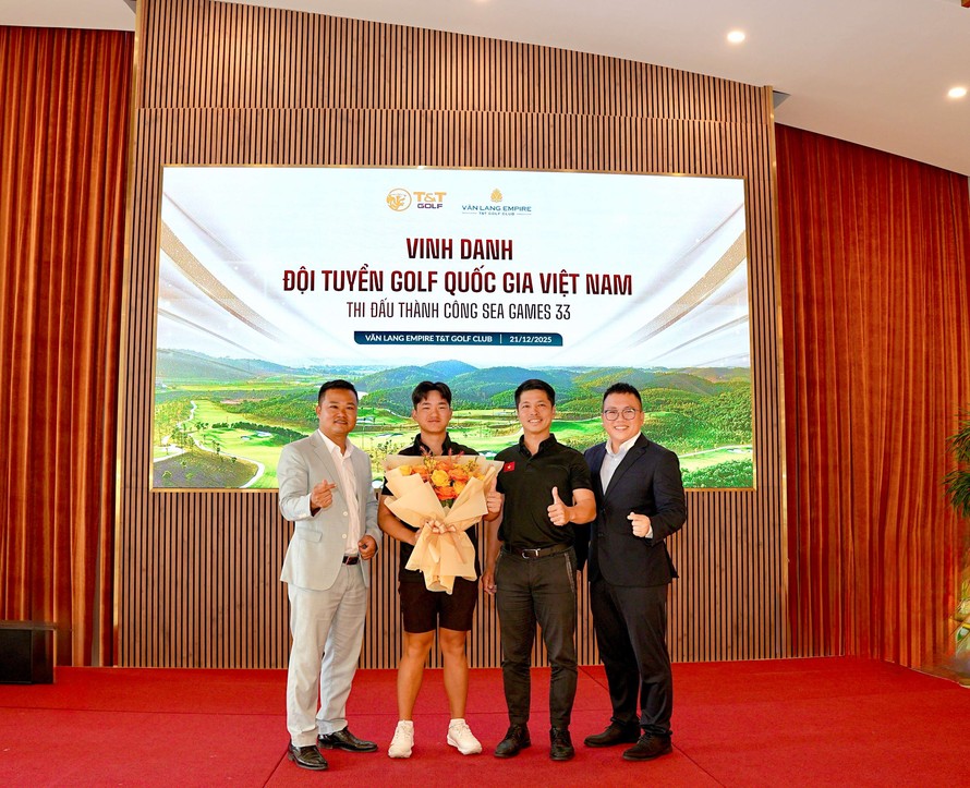 T&T Golf vinh danh Đội tuyển Golf Quốc gia Việt Nam