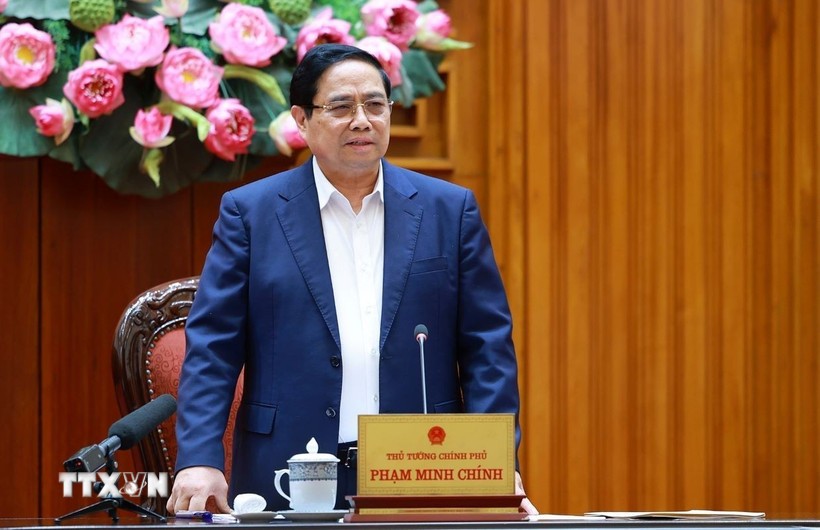 Thủ tướng Phạm Minh Chính làm việc với lãnh đạo Bộ Quốc phòng về phát triển công nghiệp quốc phòng