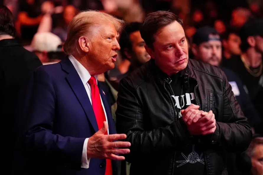Ông Trump và ông Musk tại một sự kiện ở new York tháng 11/2024. Ảnh: Rolling Stone