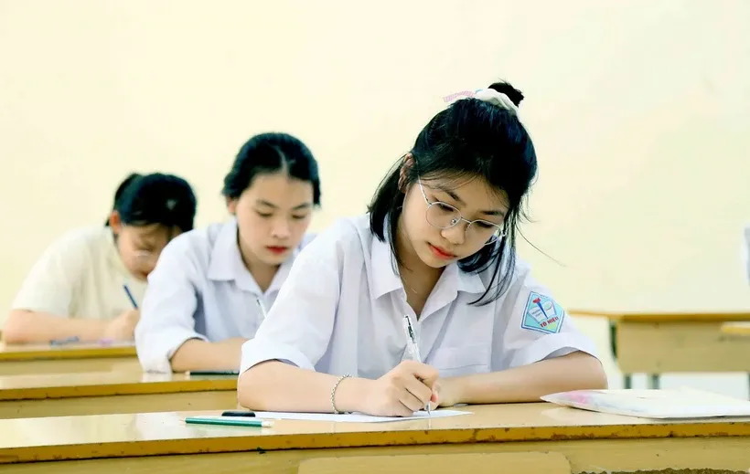 Thí sinh dự thi Tốt nghiệp Trung học phổ thông.