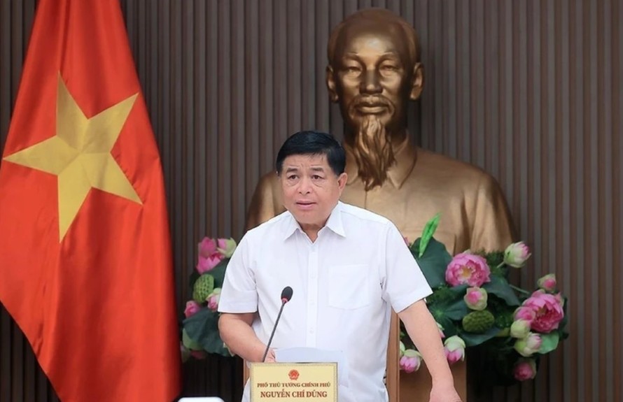 Phó Thủ tướng Nguyễn Chí Dũng phát biểu. Ảnh: An Đăng
