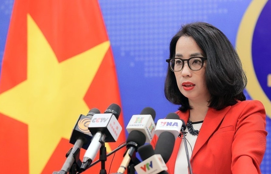 Người phát ngôn Bộ Ngoại giao Phạm Thu Hằng. Ảnh: An Đăng
