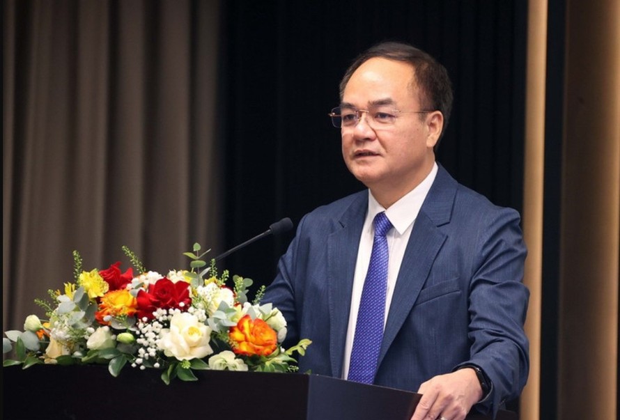 Ông Vũ Chiến Thắng, Thứ trưởng Bộ Nội vụ phát biểu khai mạc. Ảnh: Văn Điệp