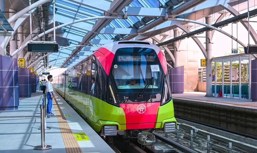 Hai tuyến tàu điện sẽ nâng giờ chạy vào dịp 2/9 để phục vụ nhân dân. Ảnh: Giang Huy