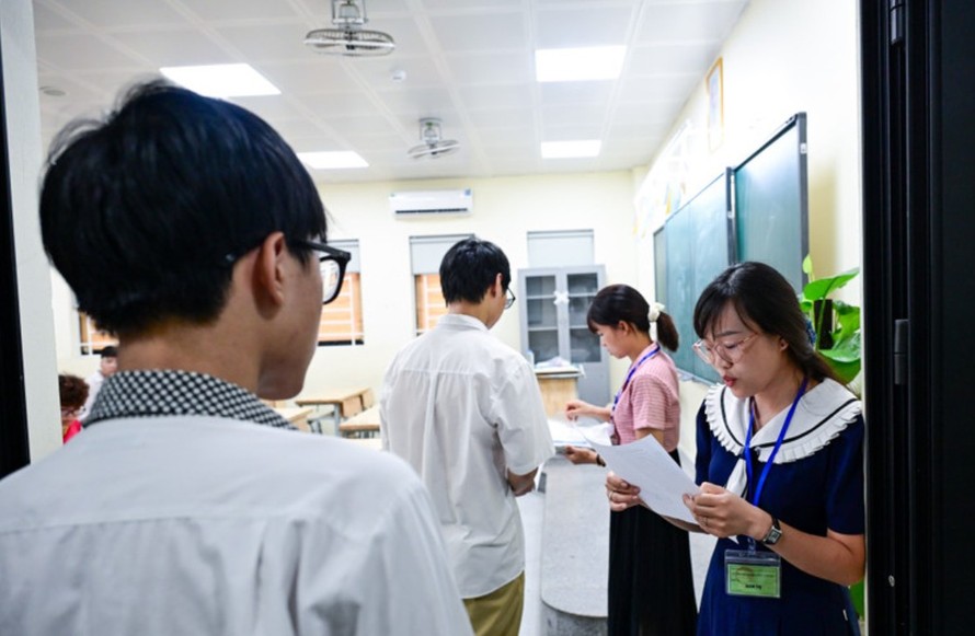 Thí sinh dự thi Tốt nghiệp trung học phổ thông. Ảnh: Hoài Nam