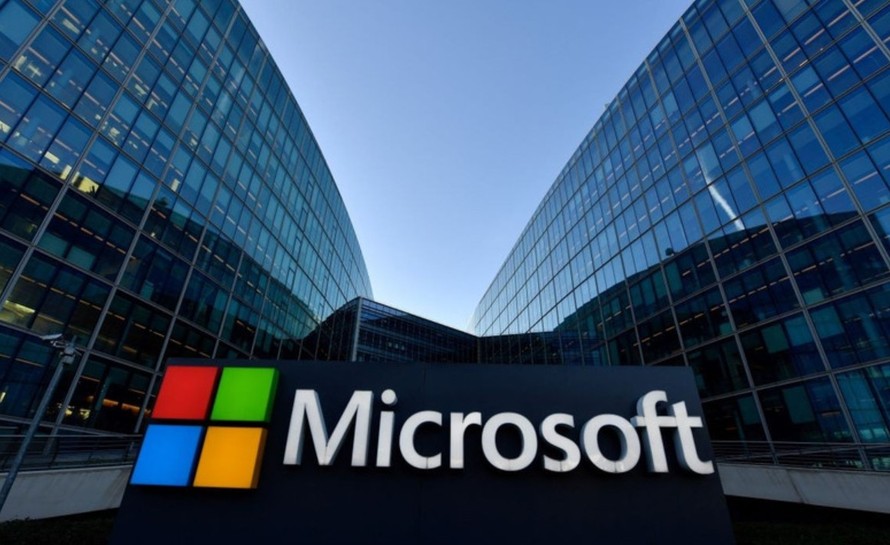 Trụ sở Tập đoàn Microsoft tại Issy-Les-Moulineaux, Pháp. Ảnh: AFP