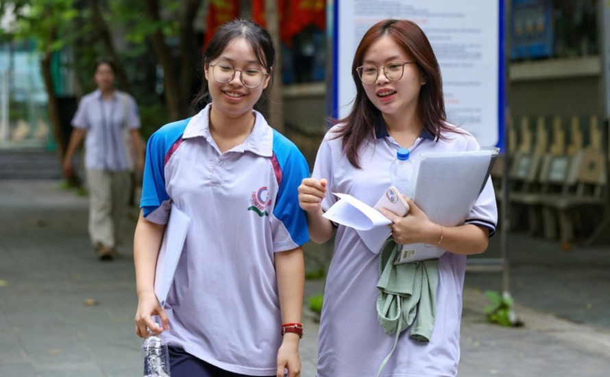 Thí sinh dự thi Tốt nghiệp trung học phổ thông.