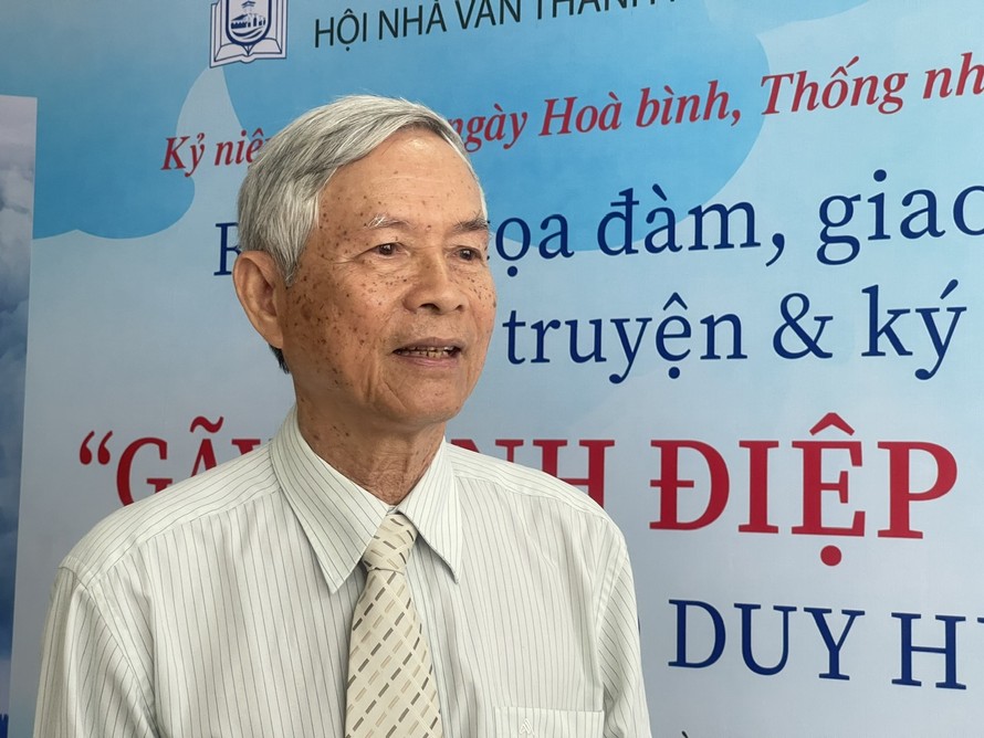 Ông Hồ Duy Hùng, tác giả hồi ký Gãy cánh điệp viên