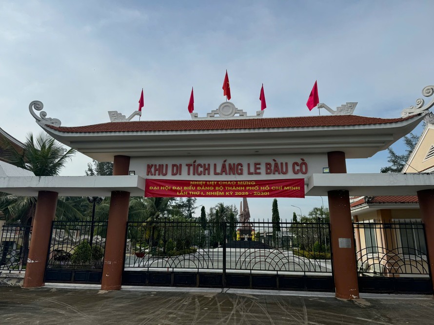 Khu di tích Láng Le - Bàu Cò. Ảnh: Lê Công Sơn