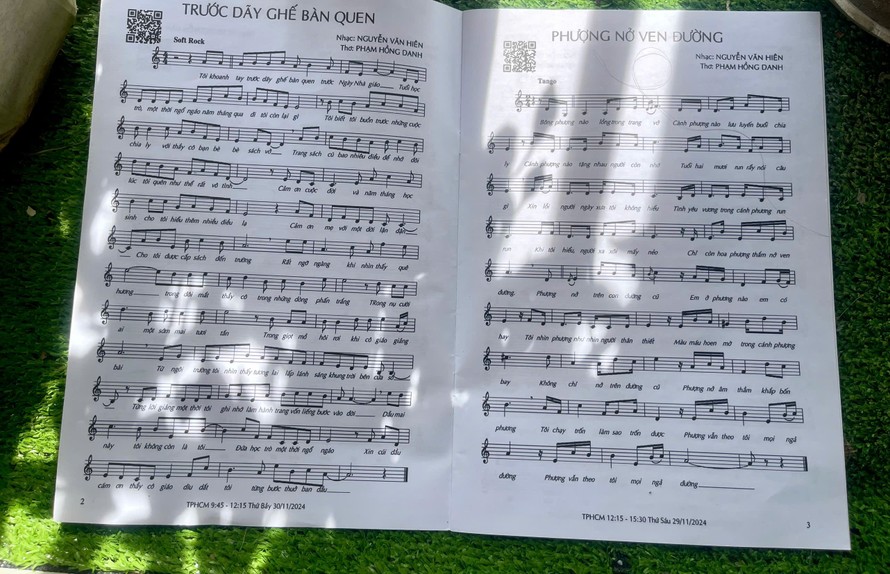 2 ca khúc nhạc Nguyễn Văn Hiên, thơ Phạm Hồng Danh