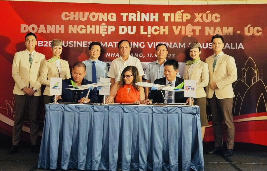 Bamboo Airways ký kết hợp tác phát triển thị trường khách du lịch Úc đến Việt Nam
