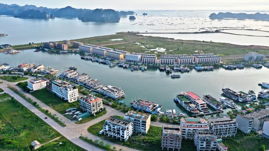 Đảo Tuần Châu - thiên đường du lịch trên vịnh Hạ Long. Công Đạt/TTXVN.