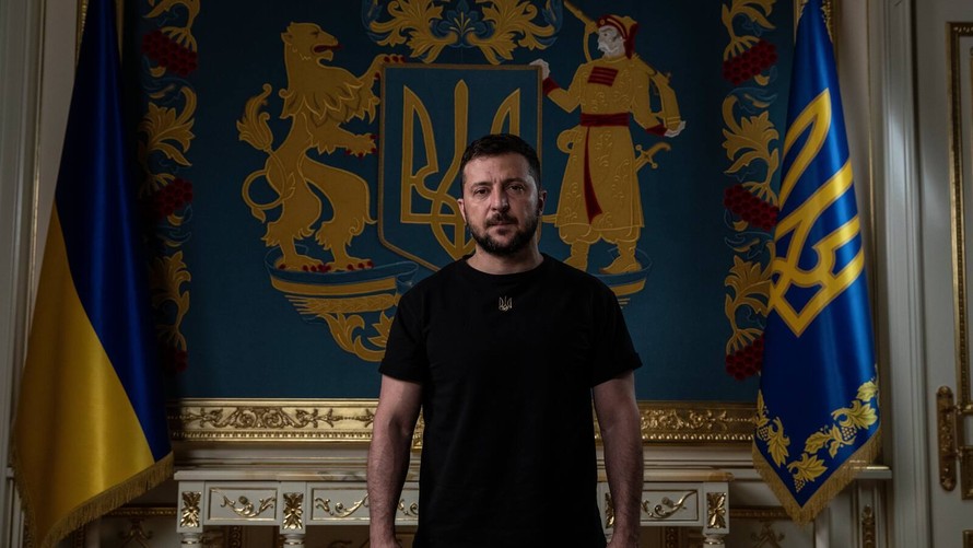 Tổng thống Ukraine Volodymyr Zelensky. Ảnh: The Washington Post.