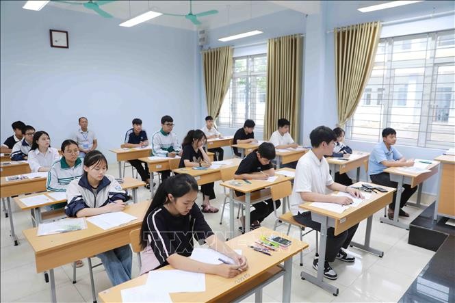 Hà Nội công bố phương án tuyển sinh lớp 10 các trường tư thục. Ảnh minh họa: Quý Trung/TTXVN.