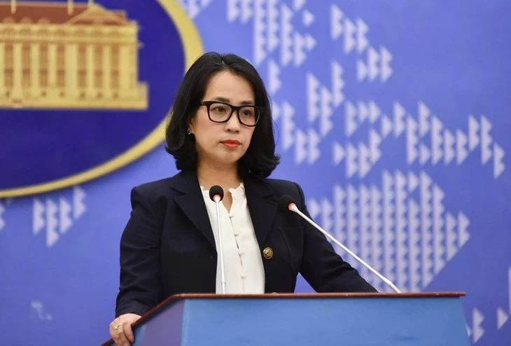 Người phát ngôn Bộ Ngoại giao Phạm Thu Hằng. Ảnh: Bộ Ngoại giao.