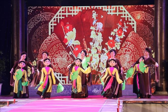 Nhiều hoạt động đặc sắc mang đến không gian văn hóa - nghệ thuật sống động, sáng tạo dành cho thiếu nhi. Ảnh: Hải Yến/TTXVN.