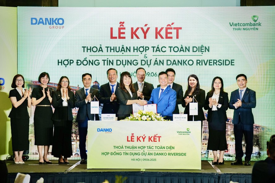 Danko Group và Vietcombank kí kết thoả thuận hợp tác toàn diện.