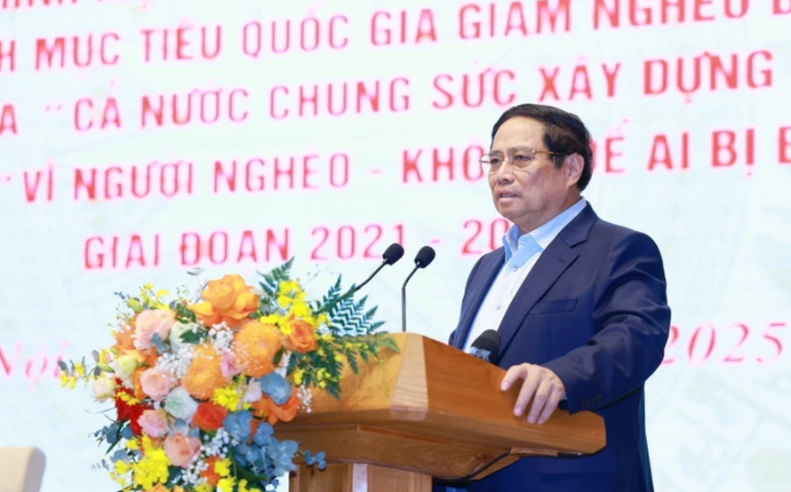 Thủ tướng Phạm Minh Chính phát biểu tại Hội nghị toàn quốc tổng kết Chương trình mục tiêu quốc gia xây dựng nông thôn mới