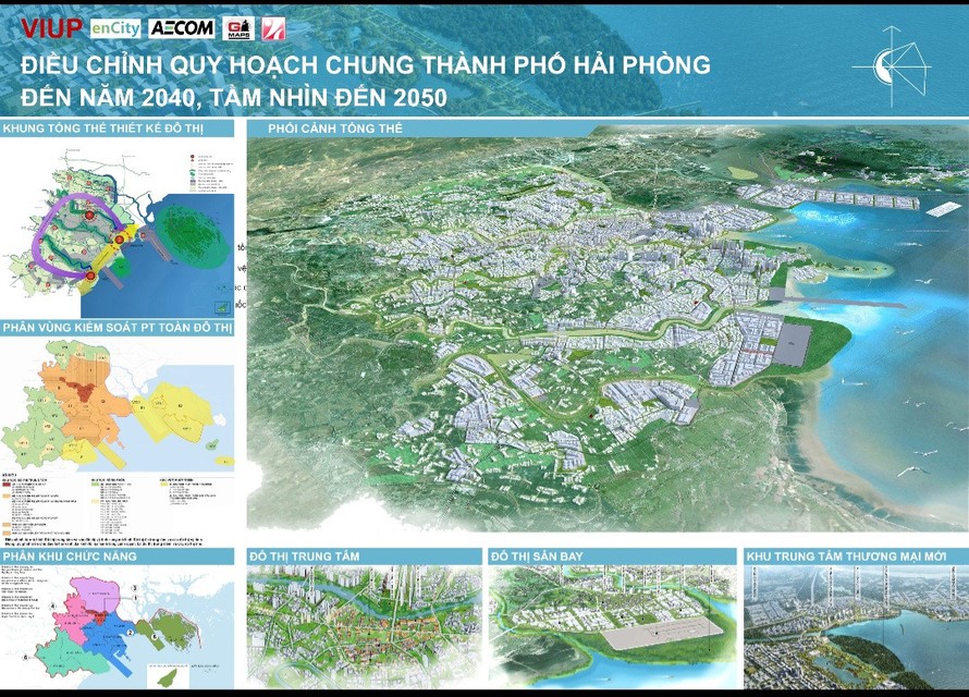 Quy hoạch đa trung tâm của TP Hải Phòng đã được định hình với tầm nhìn dài hạn
