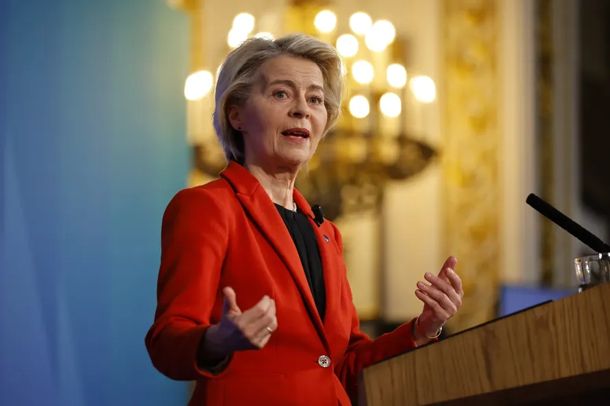 Chủ tịch Ủy ban châu Âu Ursula von der Leyen.