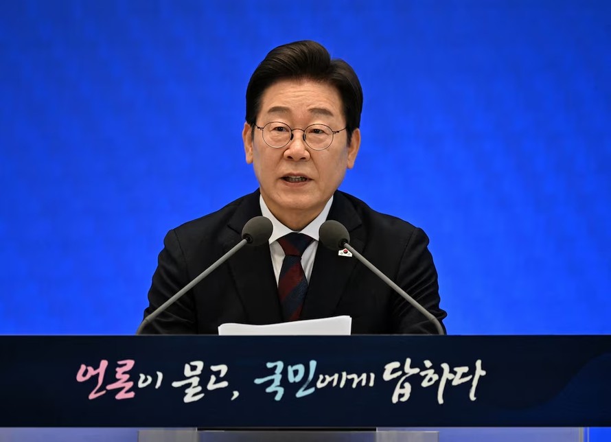 Tổng thống Hàn Quốc Lee Jae Myung.