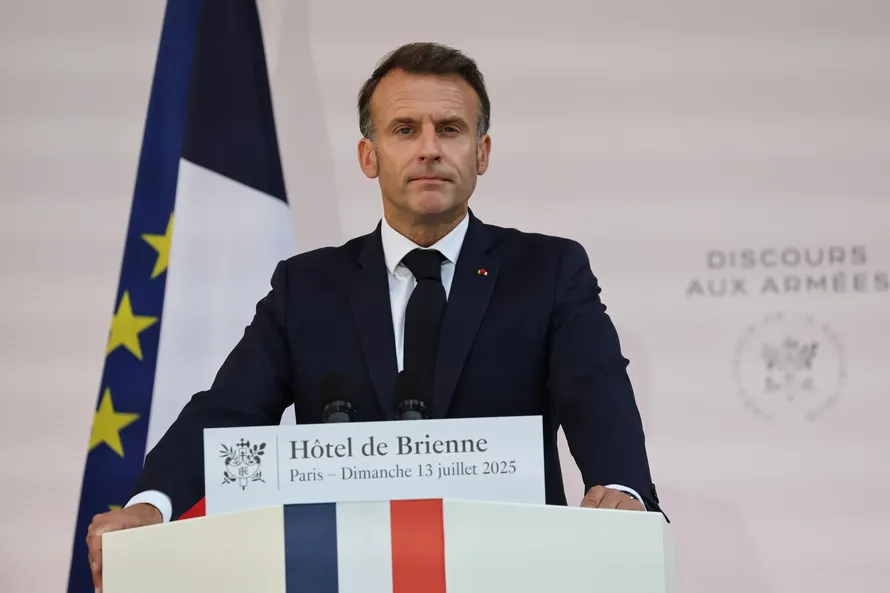 Tổng thống Pháp Emmanuel Macron.