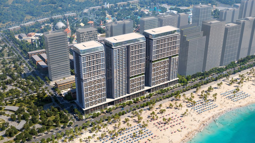 Sun Centro Town sở hữu tầm nhìn đắt giá hướng vịnh Hạ Long. Ảnh: Sun Property.