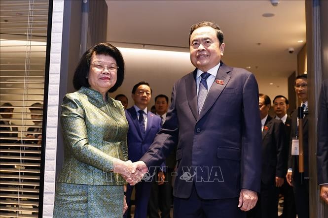 Chủ tịch Quốc hội Trần Thanh Mẫn gặp song phương các nhà lãnh đạo bên lề Đại hội đồng AIPA-46