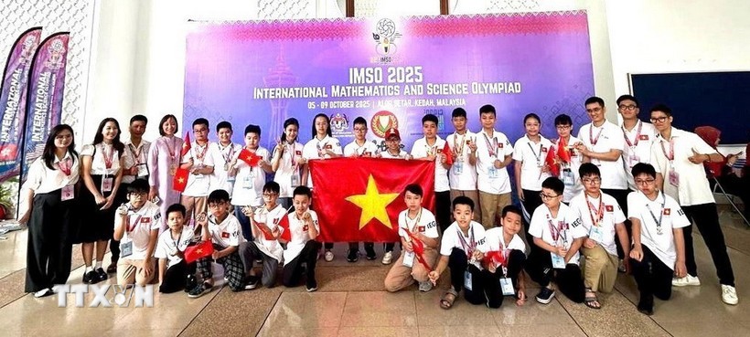 Đoàn học sinh Việt Nam tại cuộc thi Olympic Toán và Khoa học quốc tế (IMSO) lần thứ 22.