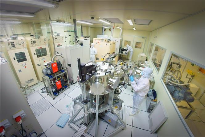 Phòng nghiên cứu công nghệ nano hiện đại của Đại học Quốc gia TP Hồ Chí Minh. Ảnh: TTXVN.