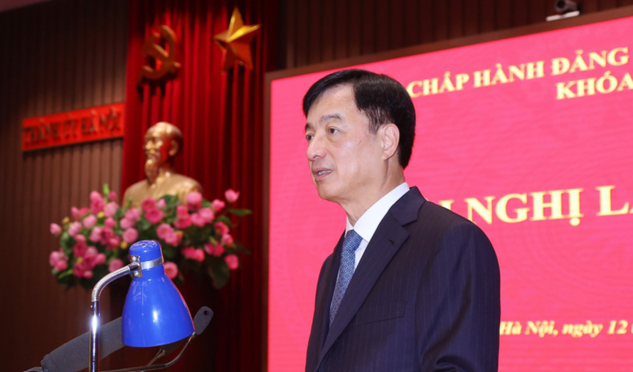 Bí thư Thành ủy Hà Nội Nguyễn Duy Ngọc phát biểu khai mạc hội nghị.