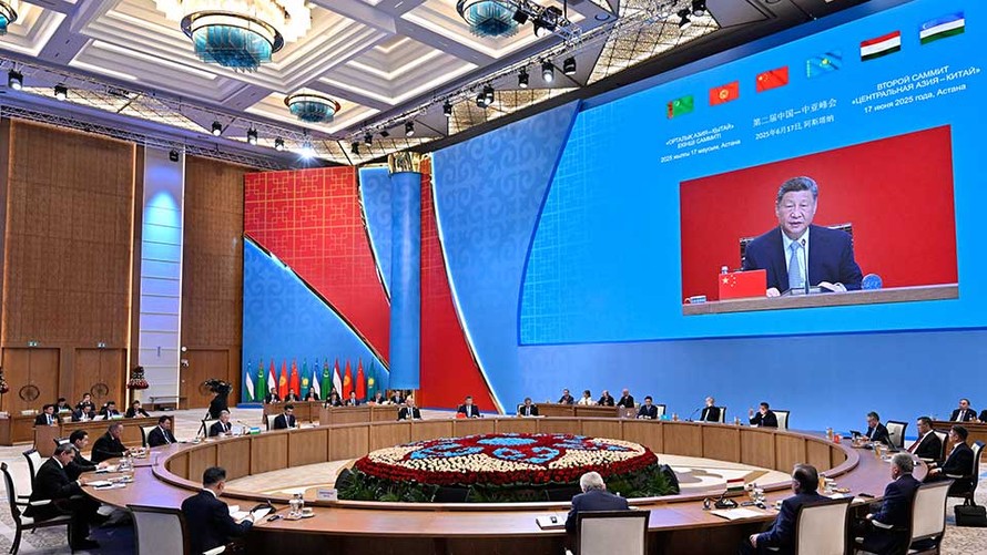 Hội nghị thượng đỉnh Trung Quốc - Trung Á lần thứ 2 tại Astana, Kazakhstan ngày 17/6/2025.