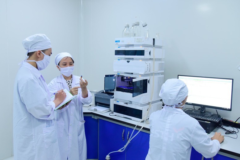 Hoạt động nghiên cứu khoa học tại trường Trường Đại học Khoa học và Công nghệ Hà Nội (USTH). Ảnh: VGP.