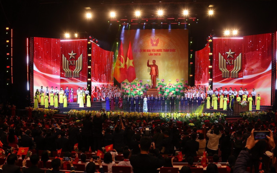 Quang cảnh Đại hội Thi đua yêu nước toàn quốc lần thứ XI.