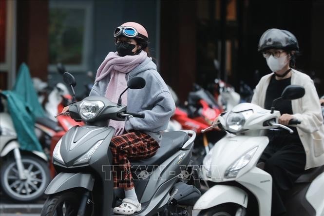 Khu vực Bắc Bộ, Thanh Hóa và Nghệ An có mưa vài nơi, trời rét, có nơi rét đậm. Ảnh: Minh Quyết/TTXVN.