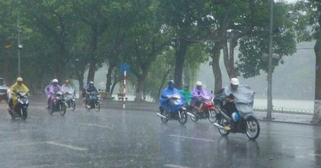 Cuối tuần này miền Bắc sẽ có mưa diện rộng 