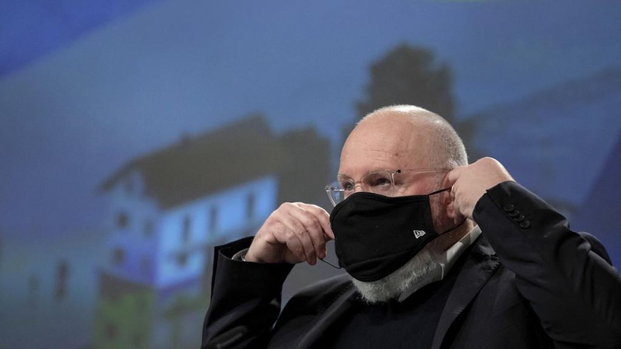 Phó Chủ tịch Ủy ban châu Âu (EC) Frans Timmermans. Ảnh: Reuters