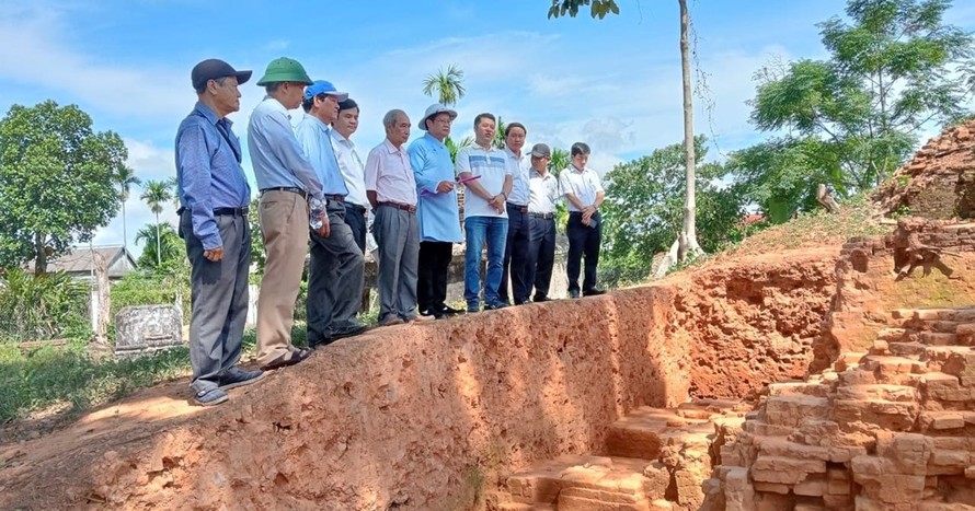 Chủ trương mở rộng diện tích khai quật Tháp đôi Liễu Cốc