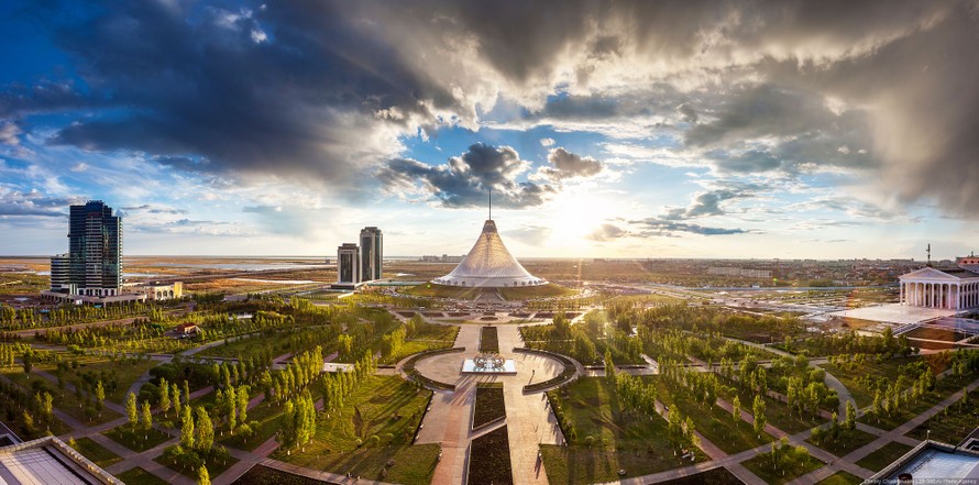 Thủ đô Nur-Sultan của Kazakhstan. Ảnh: Đại sứ quán Kazakhstan tại Việt Nam